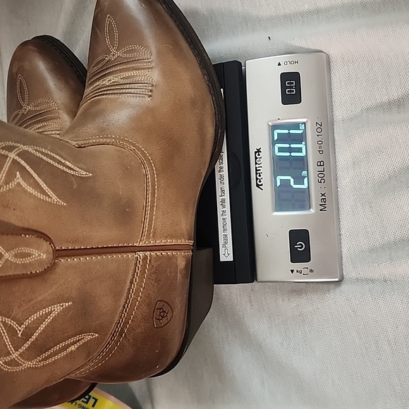 Ariat Women's Brown Darlin Ankle Booties Size 9 - Picture 8 of 8